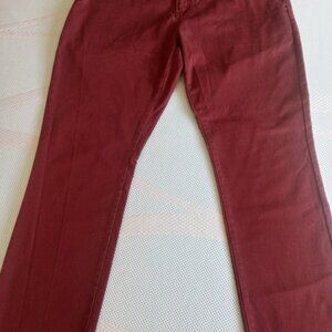 Volcom Casual Skater Chino Maroon/Red Pants - Size 38